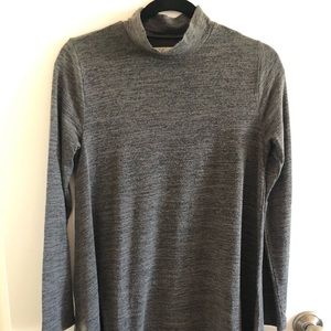 Mock neck long sleeve dress